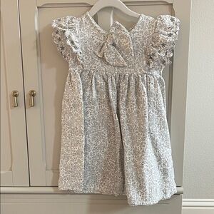 Quincy Mae Floral Dress and bow